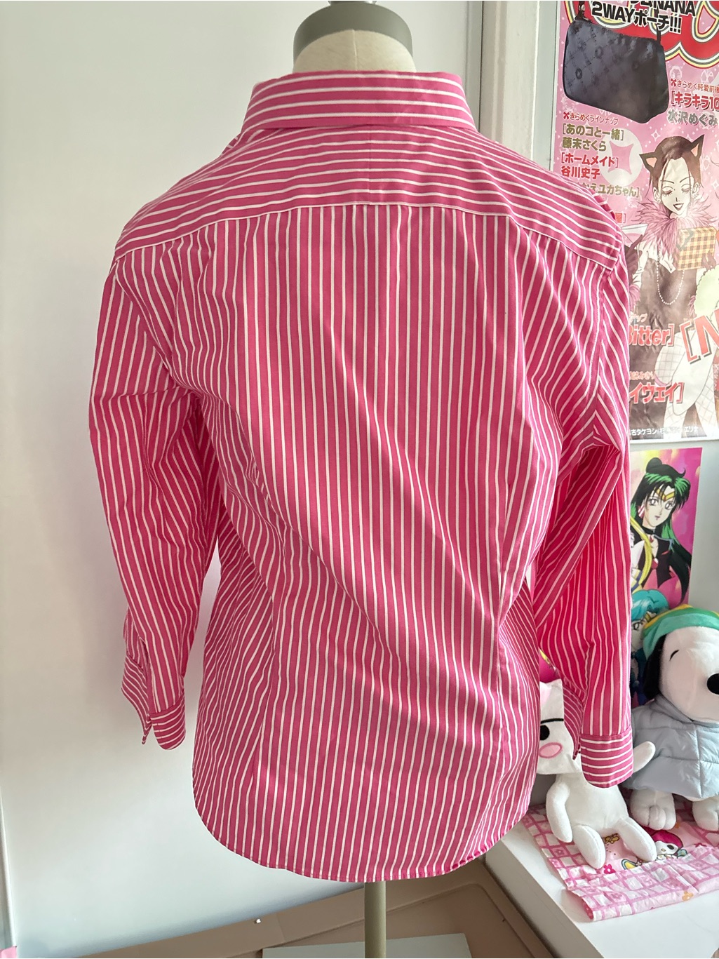 Vintage Ralph Lauren Pink Striped Button-Down Shirt — image 4 of 7